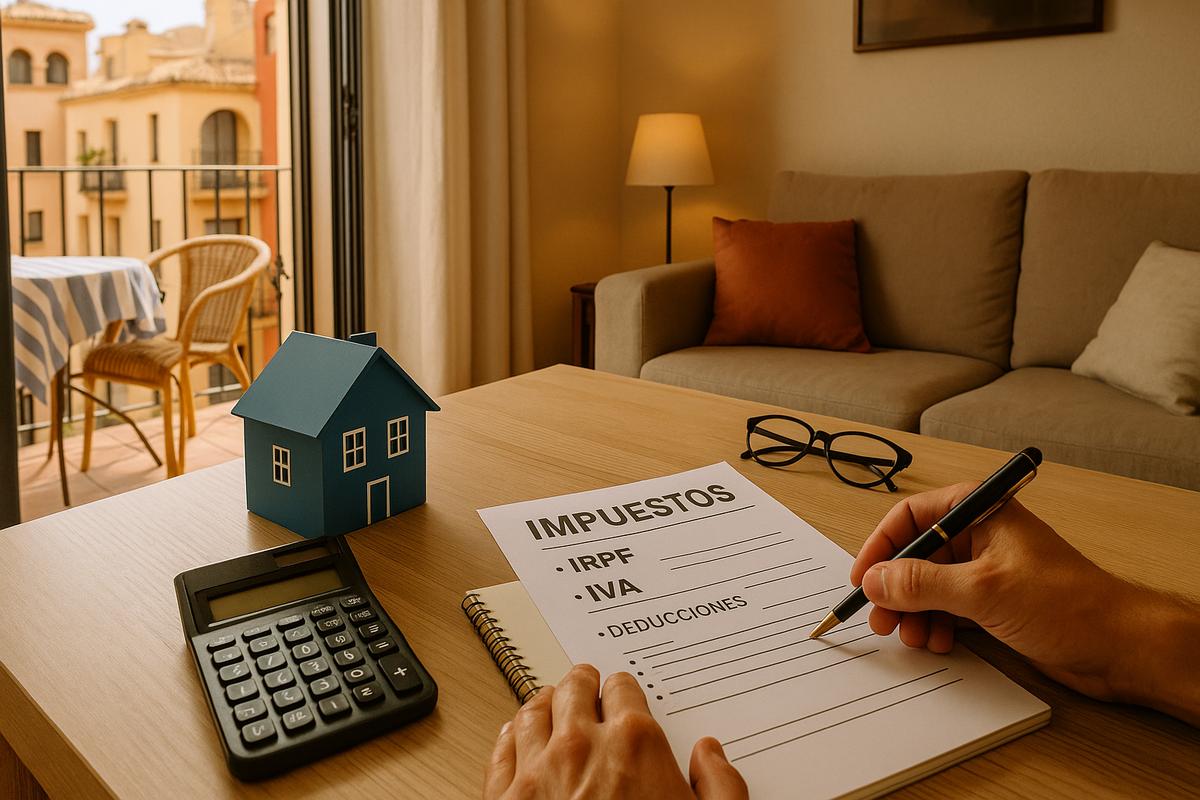 Imagen del post Guía completa de impuestos para alquiler turístico en España: IRPF, IVA y más
